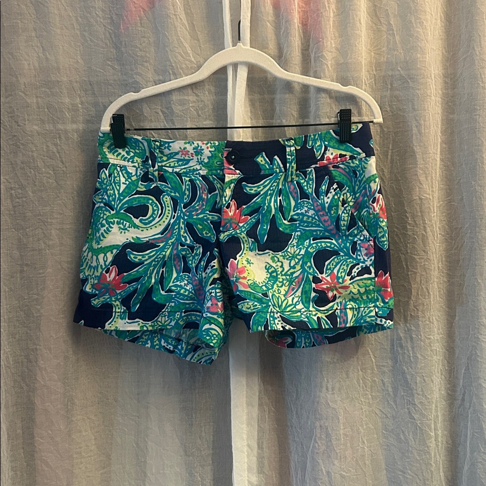 Lilly Pulitzer Vibrant Floral Shorts